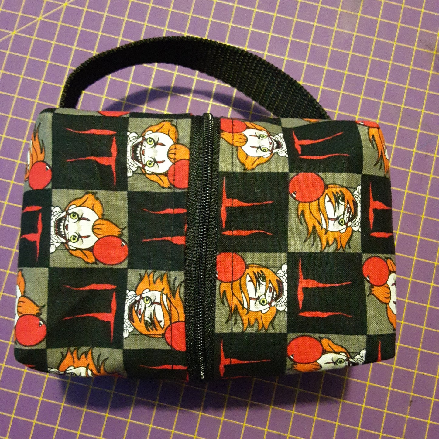 Pennywise Square Zipper Bag with Handle