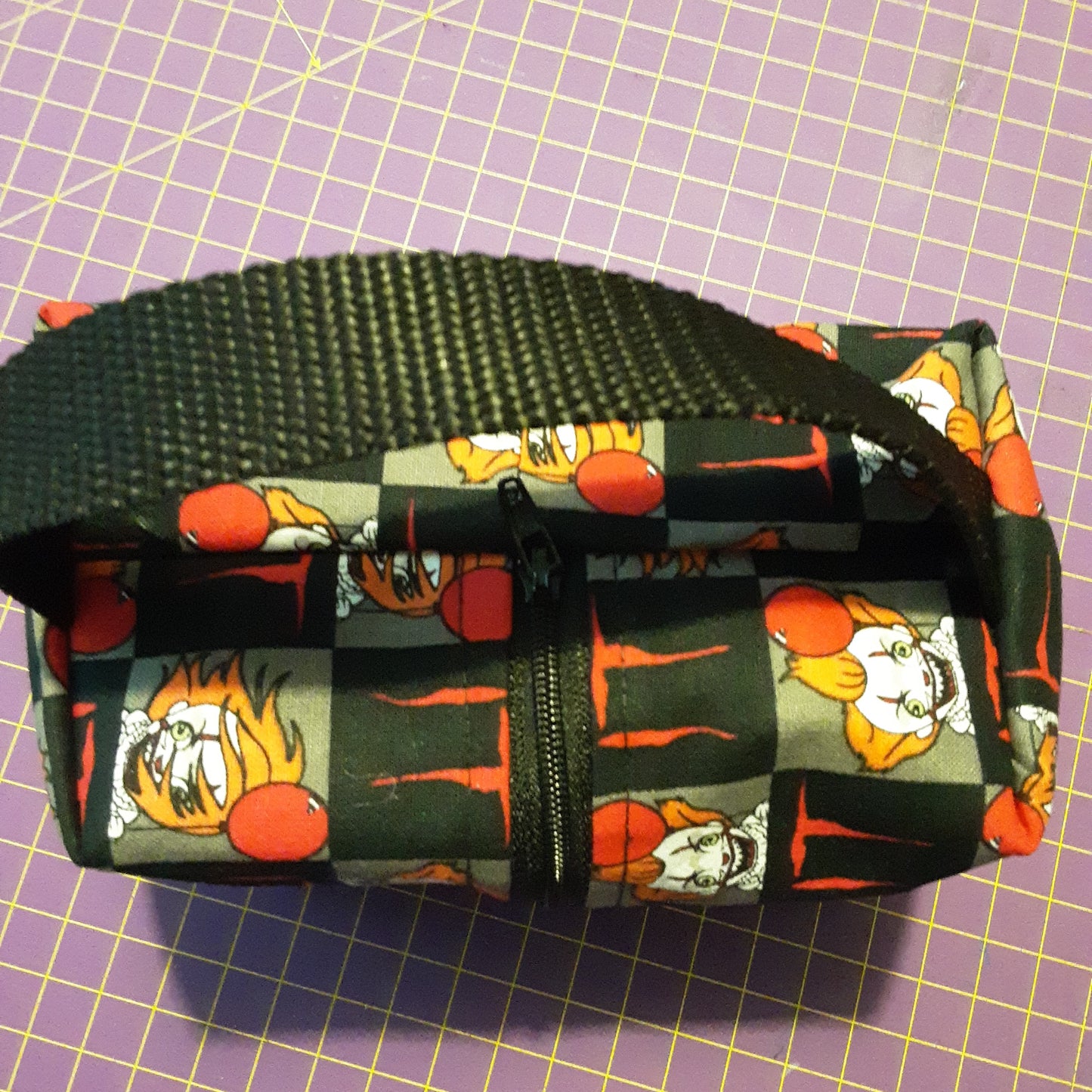 Pennywise Square Zipper Bag with Handle