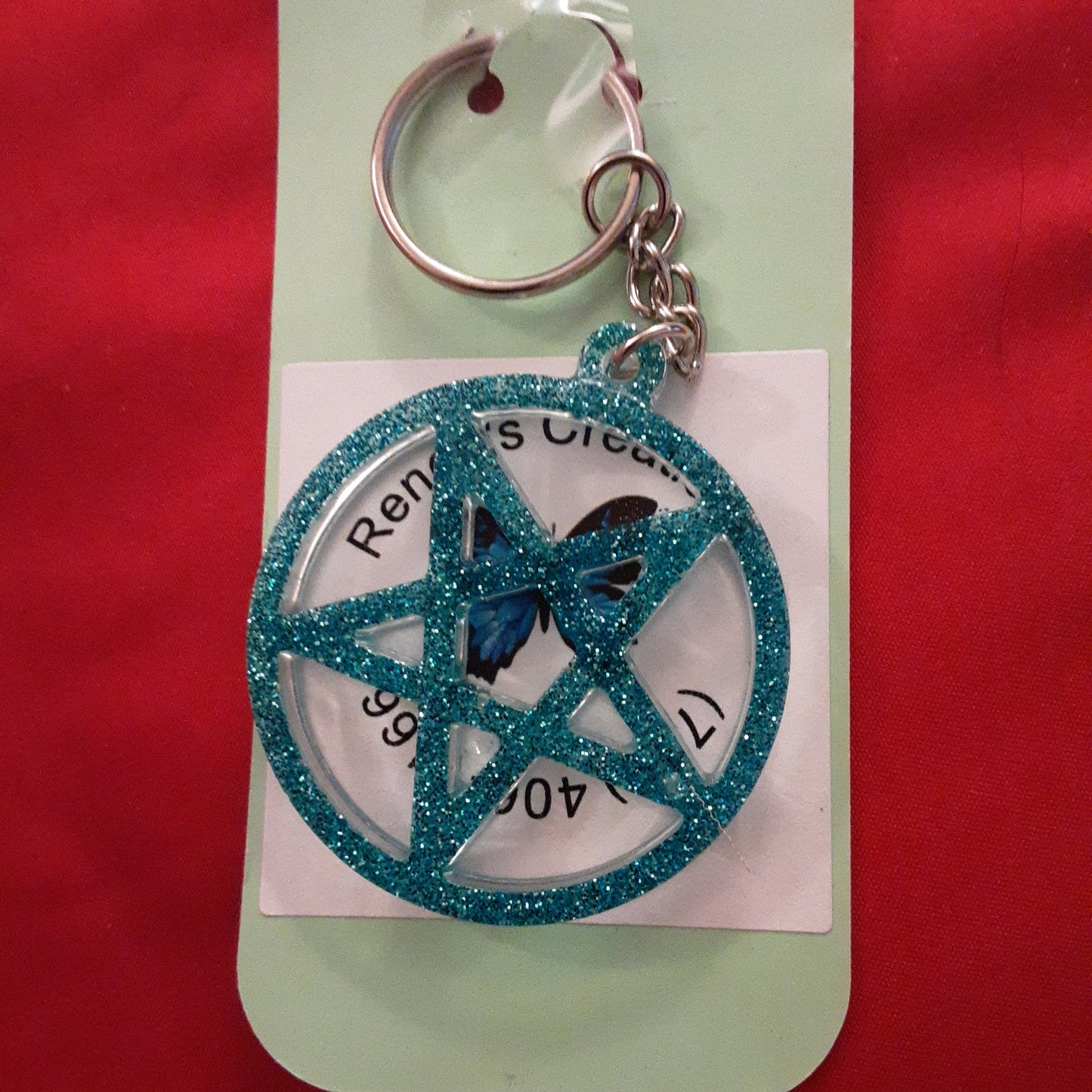 Pentagram Key Chain