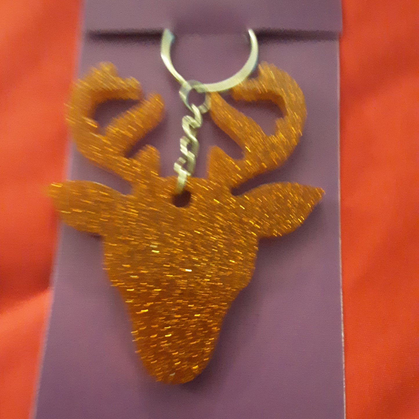 Deer Head Keychain