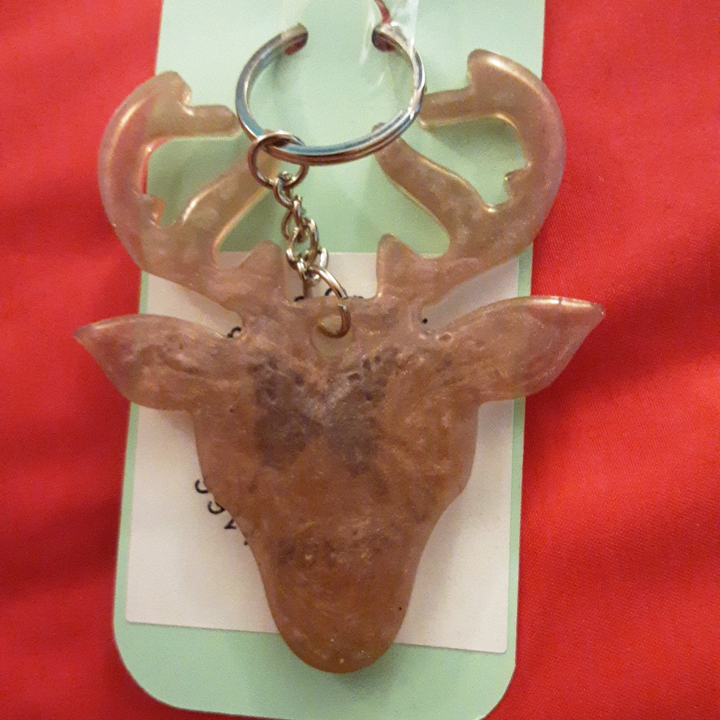 Deer Head Keychain