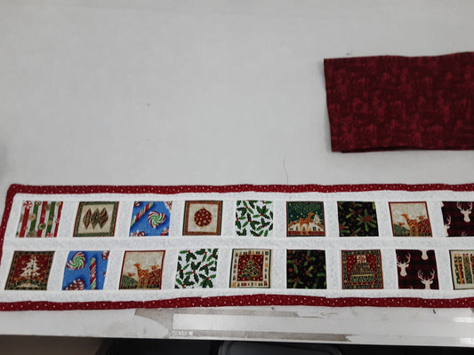 Table Runner in Postage Stamp