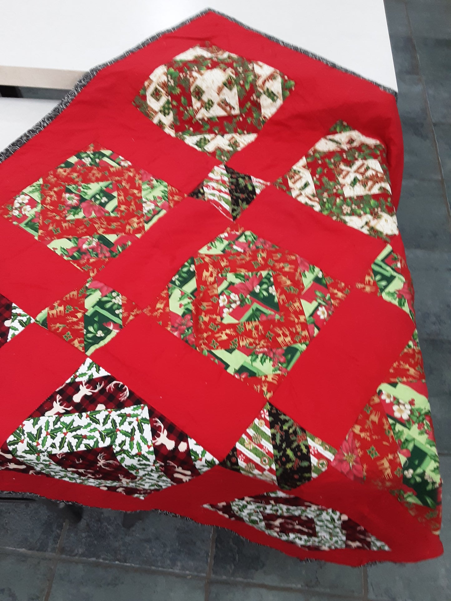 Christmas Themed Lap Quilt