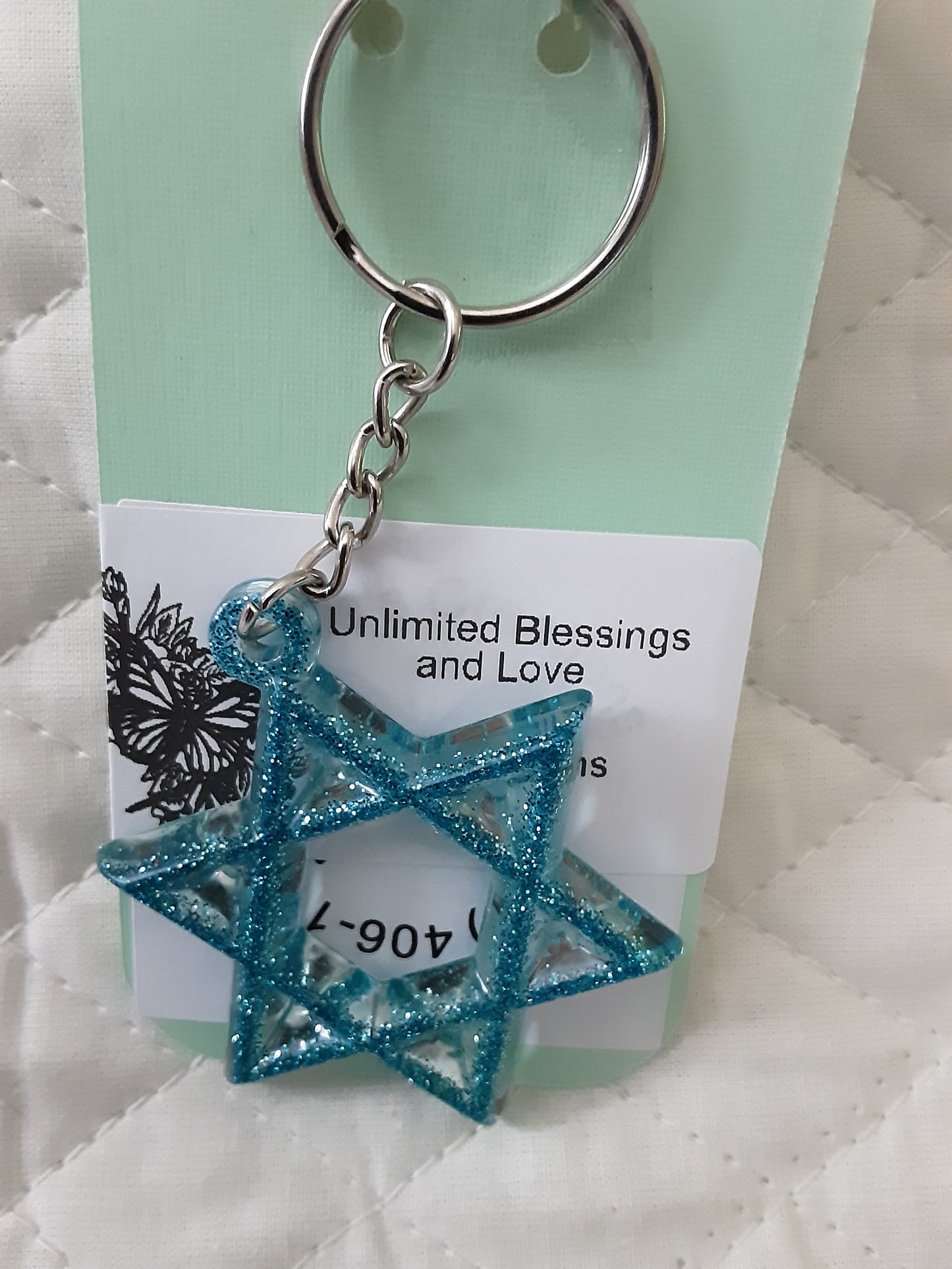 Star of David Key Chain